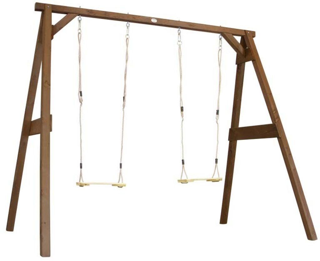 Schaukelgerüst aus Holz Doppelschaukel Swing Double Produktbild 