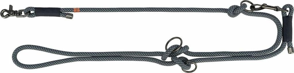 Hundeleine Trixie Soft Rope Schwarz Grau 2 m L/XL