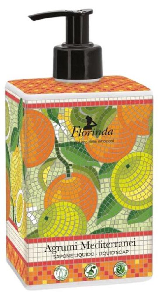 Florinda Flüssigseife Agrumi Mediterranei 500ml Produktbild 