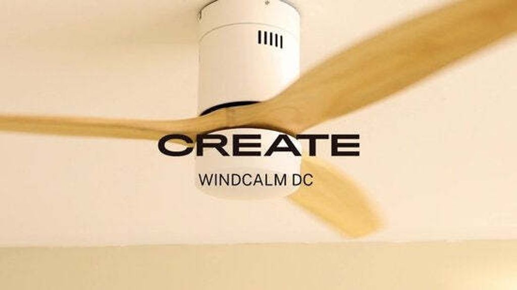 Create CREATE - Deckenventilator 40W leise˜132 cm - Mit Produktbild 