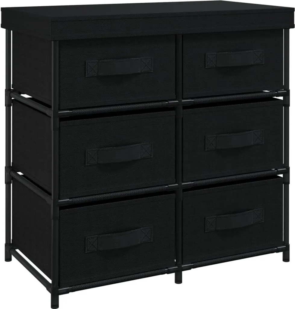 Armoire de rangement 6 tiroirs pour trier documents et vêtements