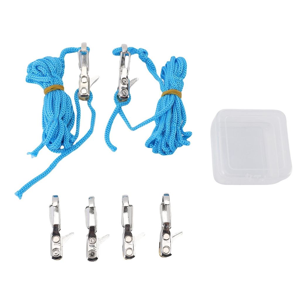 Seilspanner mit Schnellverstellung, sicherer Befestigung, Box & Seil – Ideal für Camping & Bootfahren
