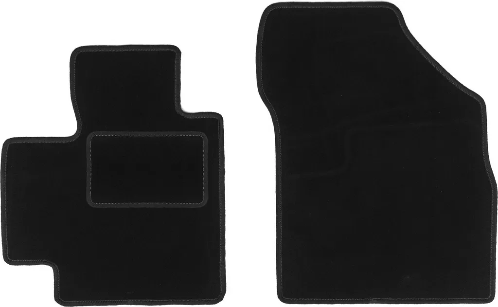 Wielganizator tappetini auto velours anteriori adatto per Suzuki Ignis III (2015-, hatchback) neri, set 2 pz, con fissaggi