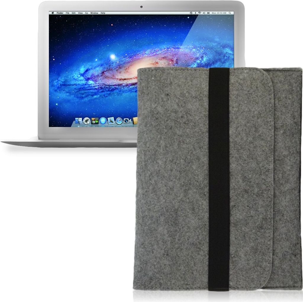 Für Apple MacBook Air Tasche Hülle 13,3 Zoll Laptop-Filz-Cover-Case Sleeve Grau