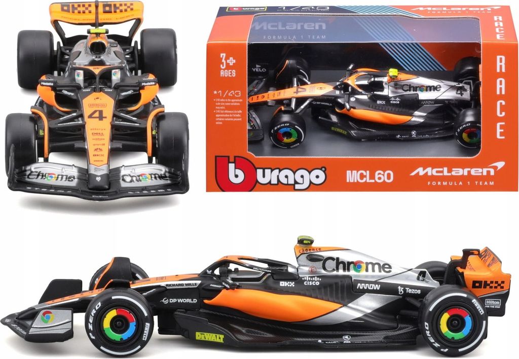 Bburago 18-38087 - Modellauto - F1 McLaren MCL60 '23 #4 Produktbild 5