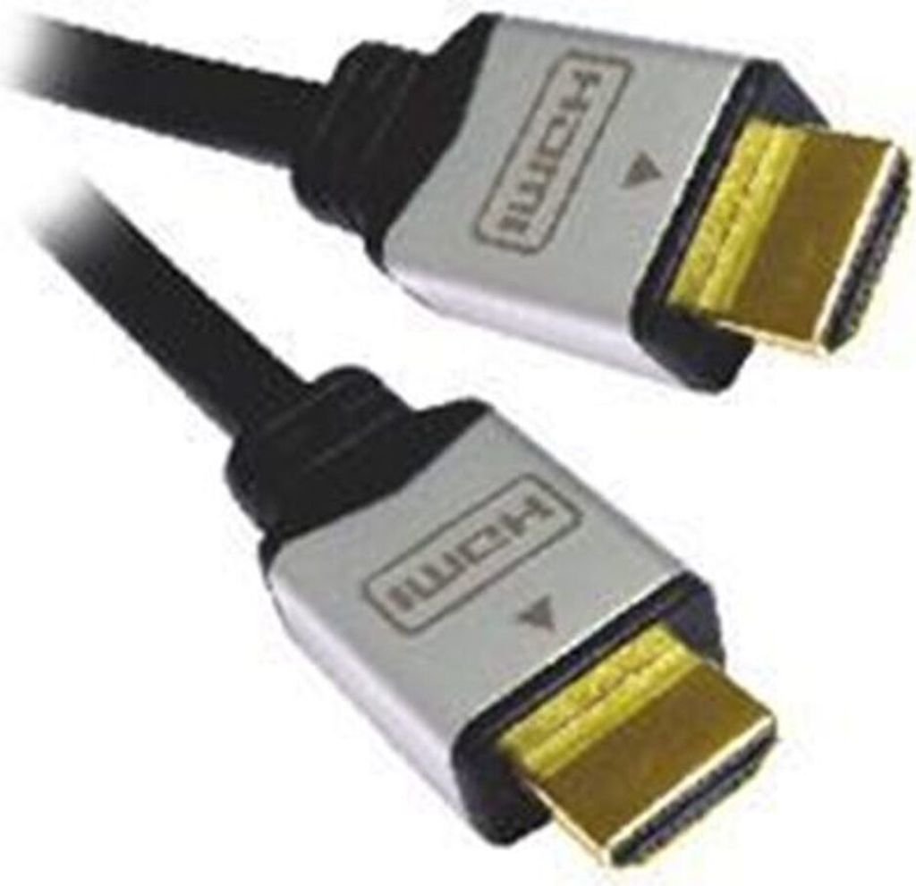 PremiumCord kabel HDMI M/M, zlac.a kovové HQ, 5m