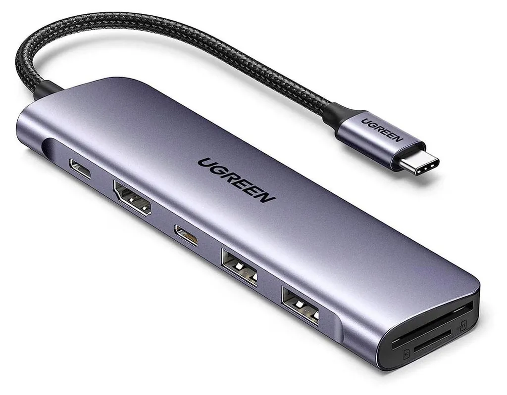 Hub UGREEN USB C Multiporta 4K HDMI e Power Delivery 100W
