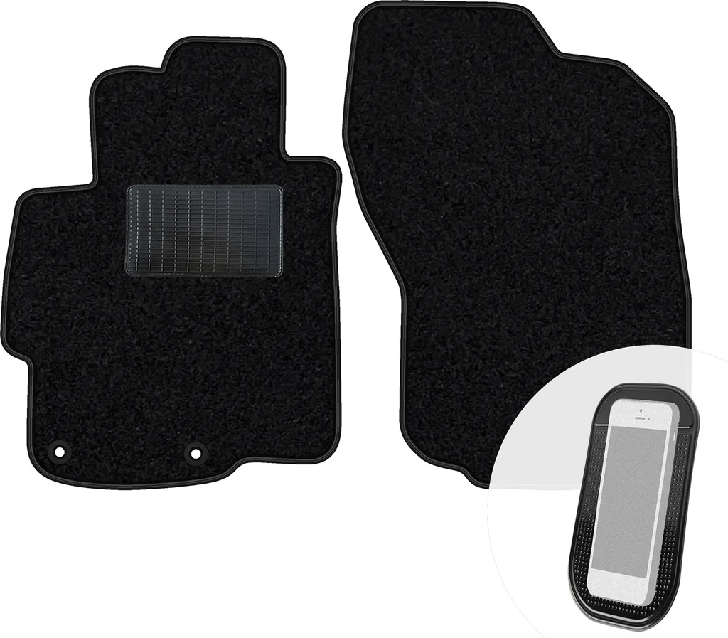 Tappetini Anteriori Velour Nero per Mitsubishi Lancer 2007-2016