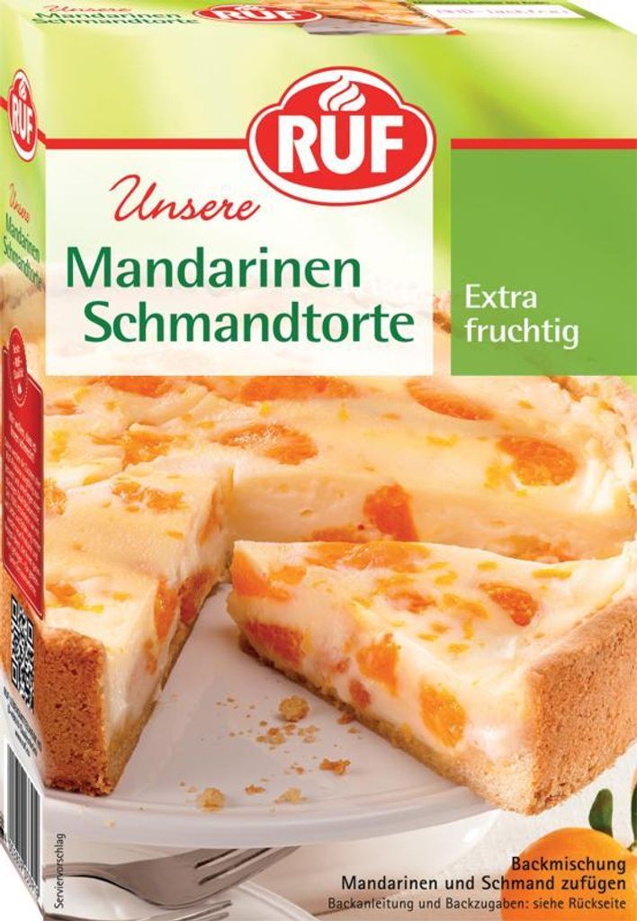 RUF Mandarinen Schmandtorte Backmischung Produktbild 