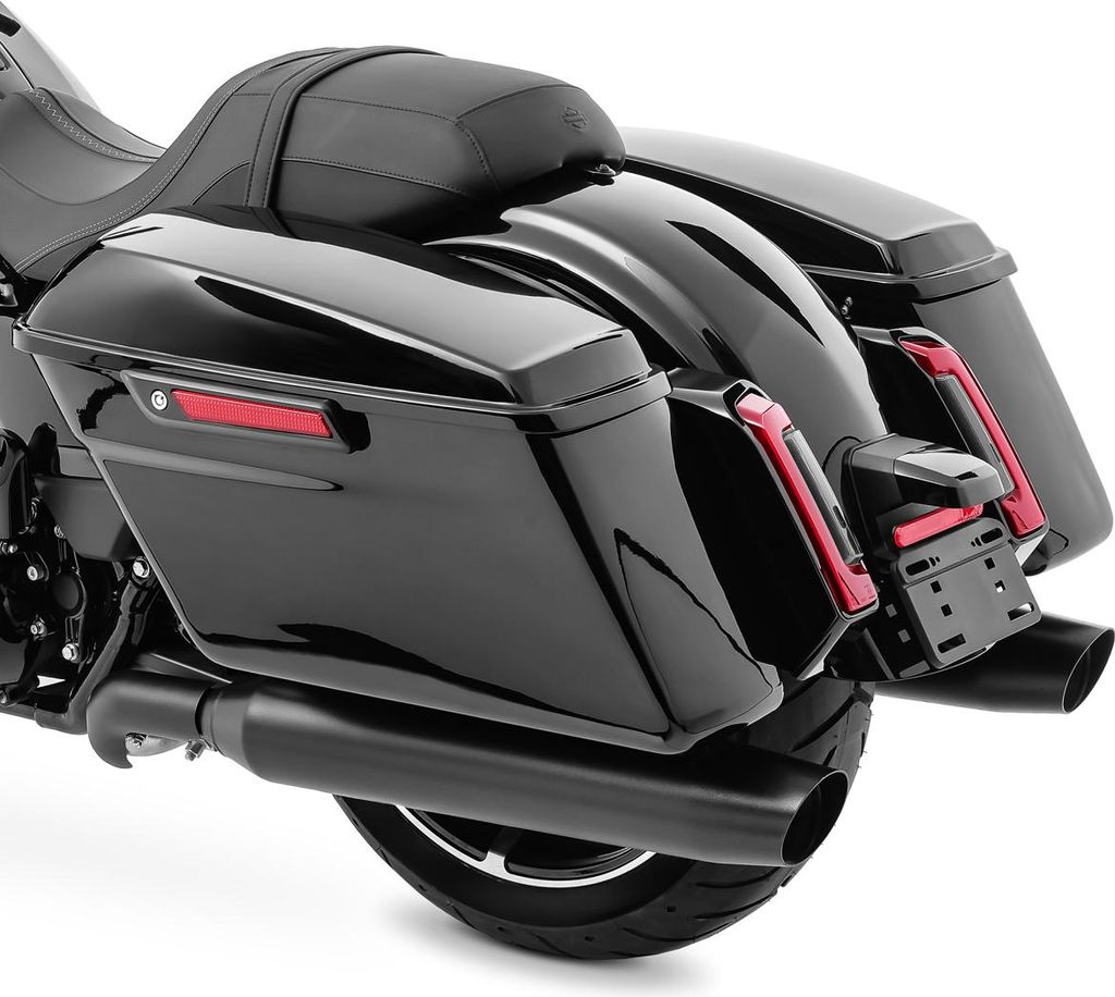 Seitenkoffer für Harley Davidson Touring Modelle 14- # Black Latch