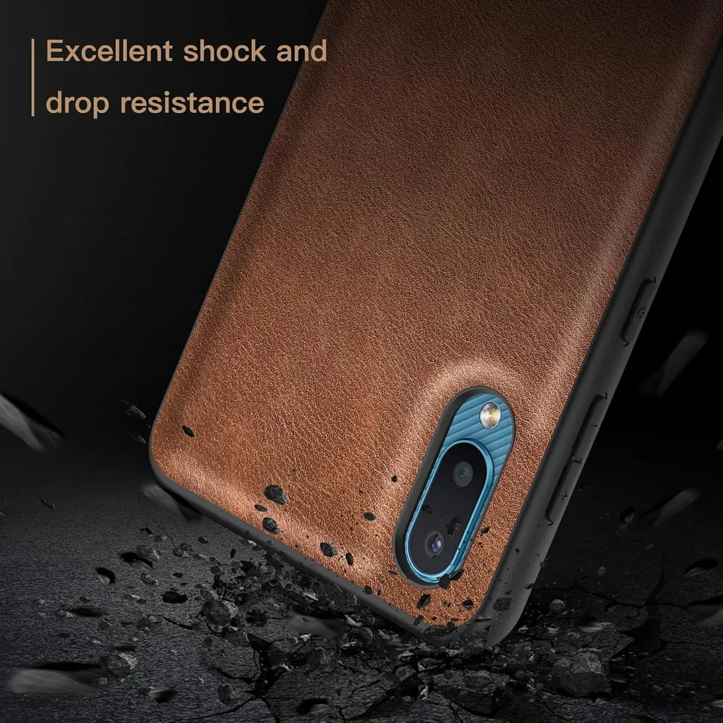 Custodia Samsung A02 5G Marrone Economica | Resistente e Pratica - 6