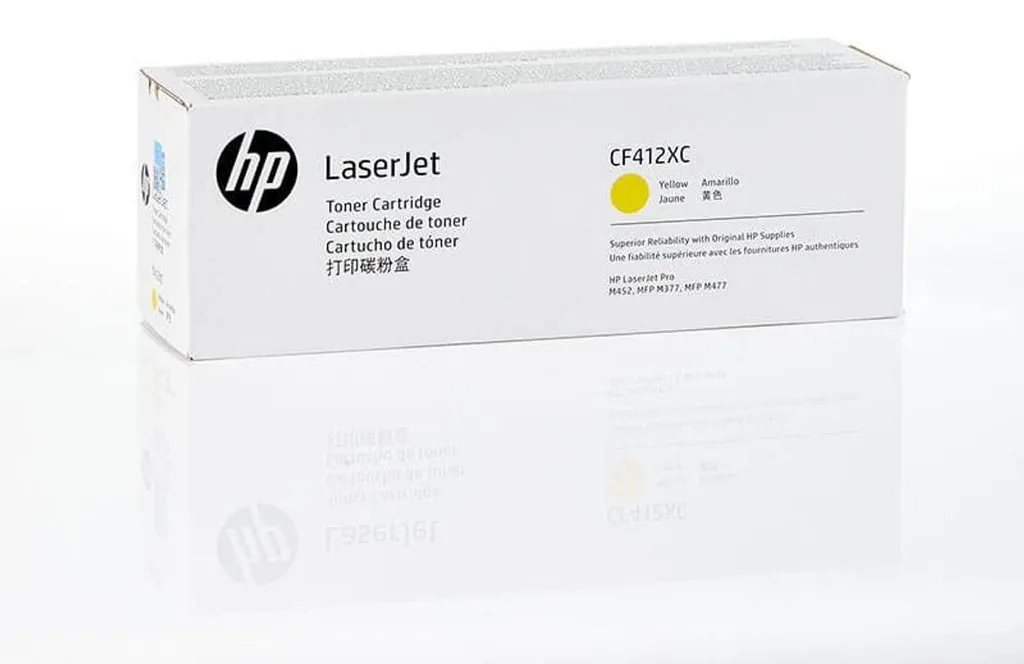 Cartouche de toner jaune HP 410X (CF412XC) Laser jet haute capacité