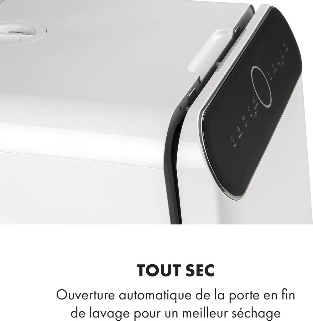 Lave-vaisselle de Table Compact avec 6 Programmes de Lavage Automatique - 7