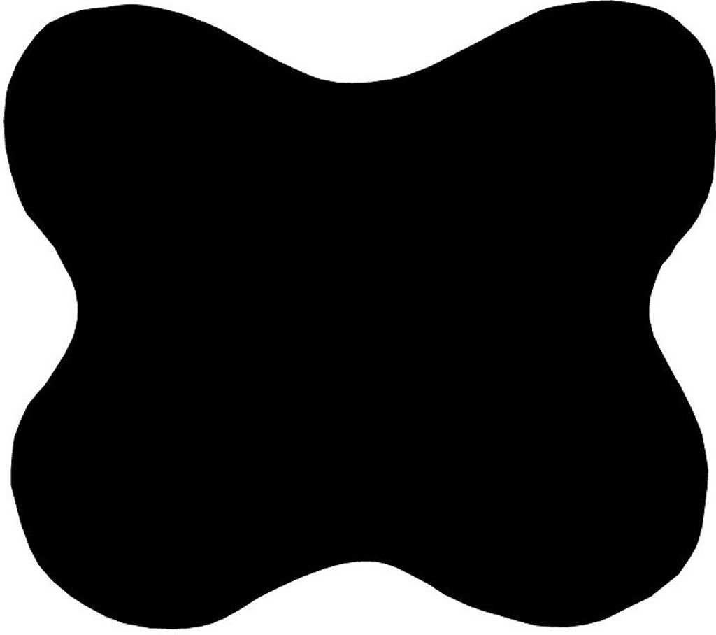 Bezug ACAMAR Schmetterlingskissen : Farbe - Schwarz