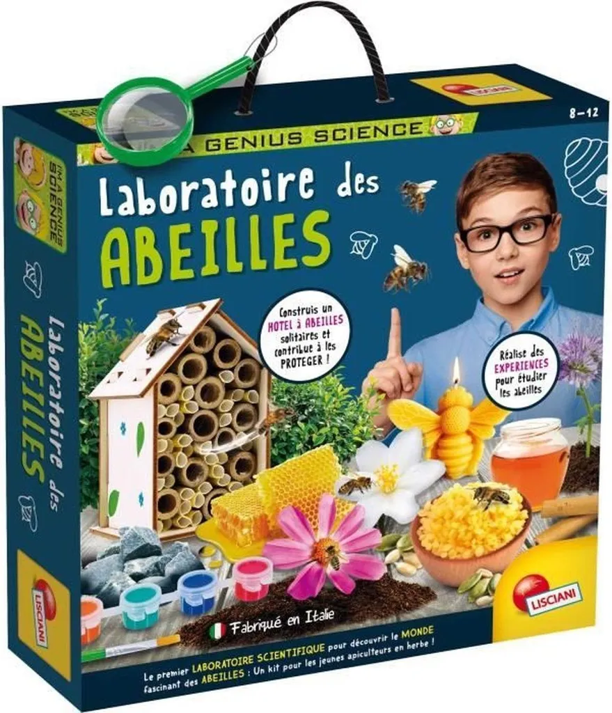 Jeu de science Lisciani Giochi - Le kit I'm a Genius pour petits génies
