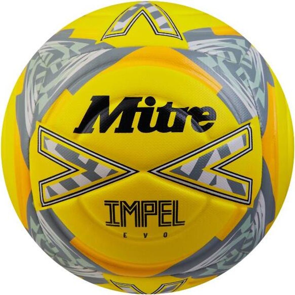 Mitre - "Impel Evo" Fußball RD3362 (5) (Gelb/Schwarz/Grau)