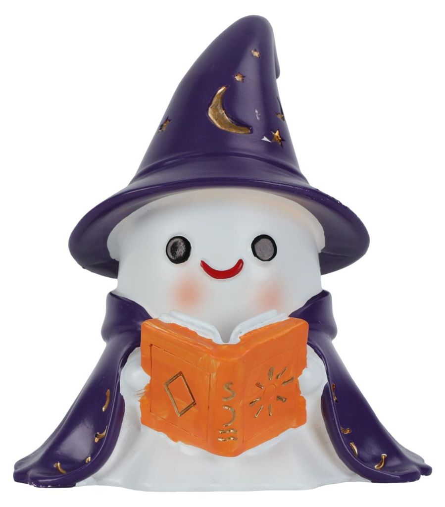 1/2 Stück Bezauberndes Zauberer-Geister-Nachtlicht, Halloween-Lesebuch-Geister-LED-Lampe, Heim-, Schlafzimmer-, Kinderzimmerdekoration, Geschenk f...