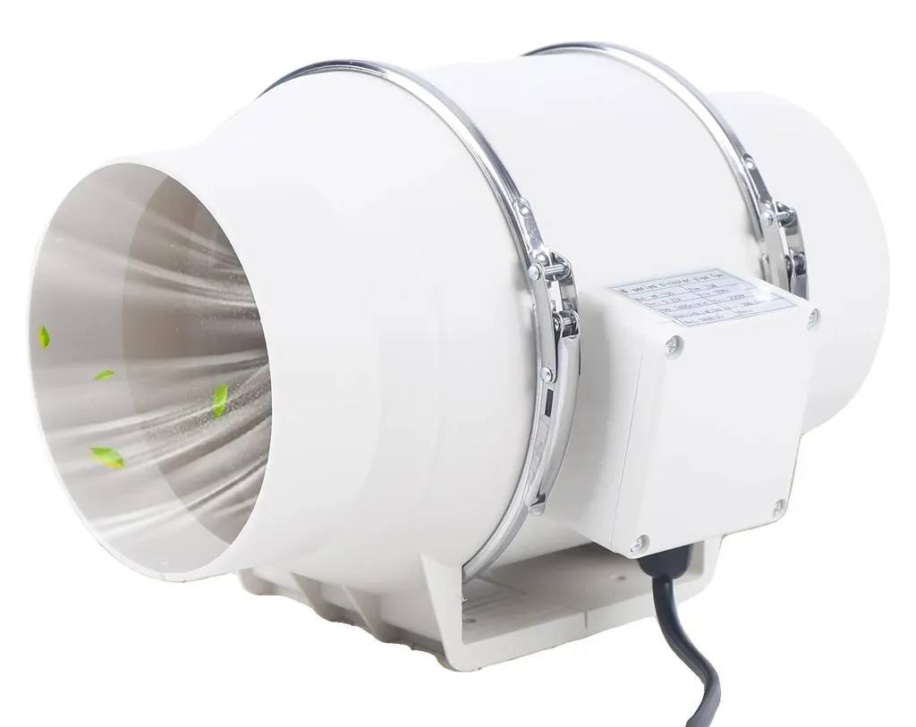 Ventilateur de conduit puissant 75W débit 540m³/h 31,3 x 22,5 cm