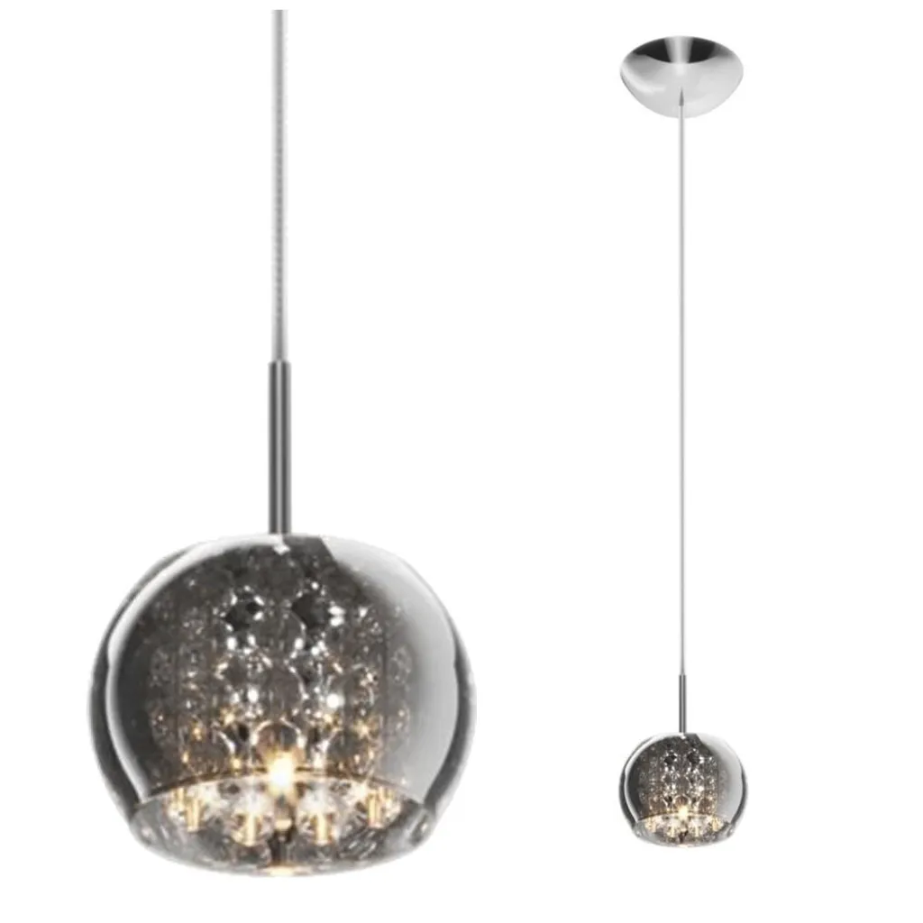 Plafonnier Design CRYSTAL 134 cm de Hauteur - Éclairage à 1 Point