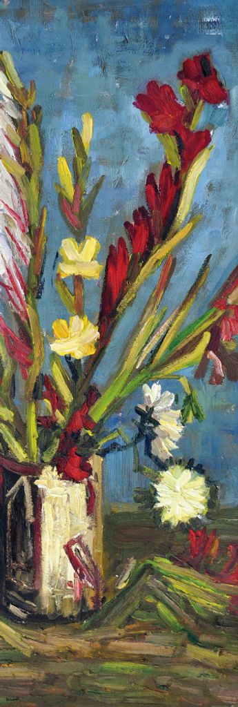 Vincent Van Gogh Kunstdruck Bild - Vase Mit Gladiolen, 1886 (158 x 53 cm)