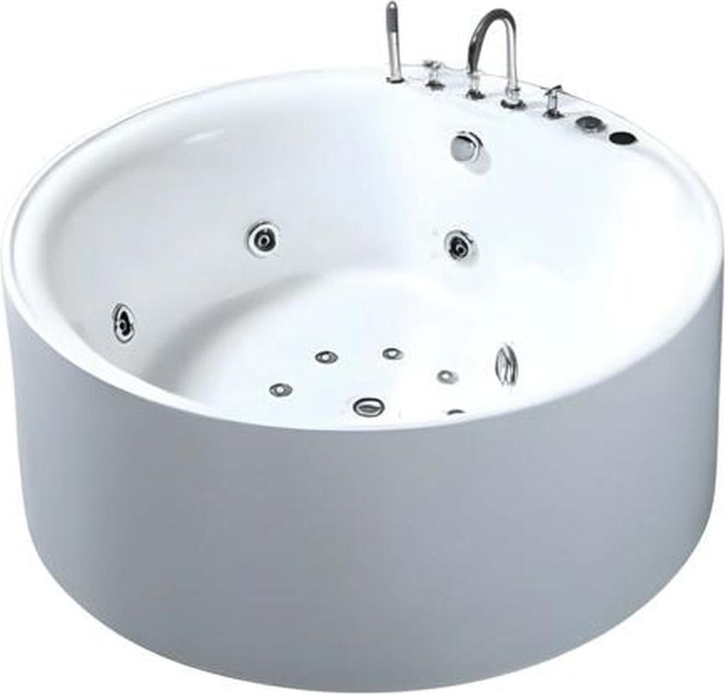 Whirlpool Blubberbad Hydromassagewanne Spa-Bad Whirlwanne 162x162 cm