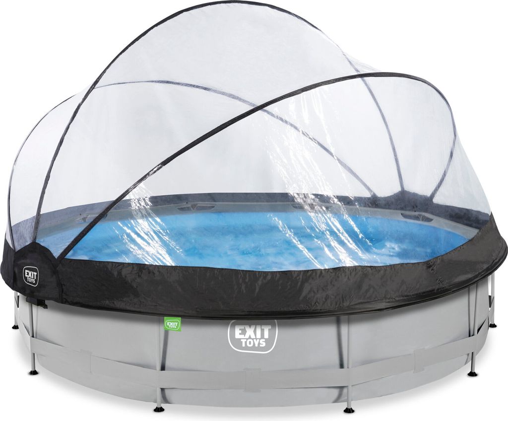 EXIT Soft Grey Rahmenpool ø360, Aufstellpool, mit Produktbild 