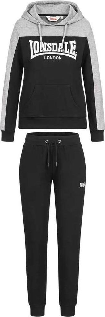 Dres damski z kapturem LURGAN Black/Grey M Lonsdale Zdjęcie produktu 