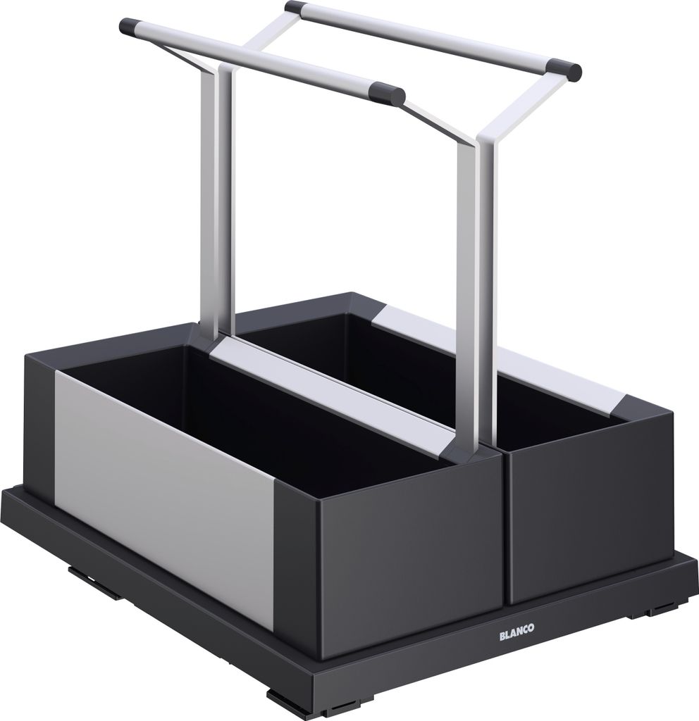 tragbarer Caddy Blanco Storage Caddy 40 schwarz 527668 Produktbild 