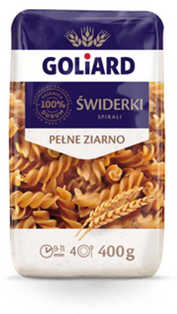 Makaron Goliard świderki pełnoziarnisty 400 g Produktbild 
