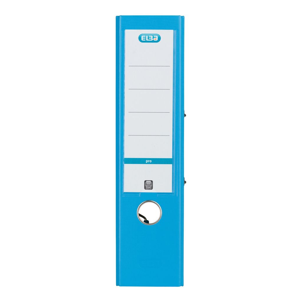 ELBA Smart Original Ordner 10 Stuks – A4 Breed Met Wolkenmarmer Design, Ruglabel Voor Zelf Beschrijven, Verstevigde Rand En 80 Mm Rugbreedte, Zwart