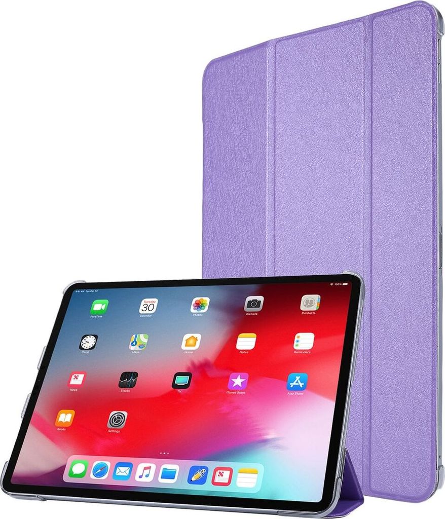 Tablethülle für Apple iPad Pro 12.9 (2021) Schutztasche Wallet Cover 360 Case Etuis Violett