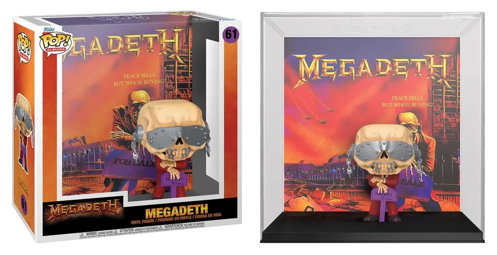 Objet de collection Megadeth Funko Pop! Albums 61 vinyle décoratif