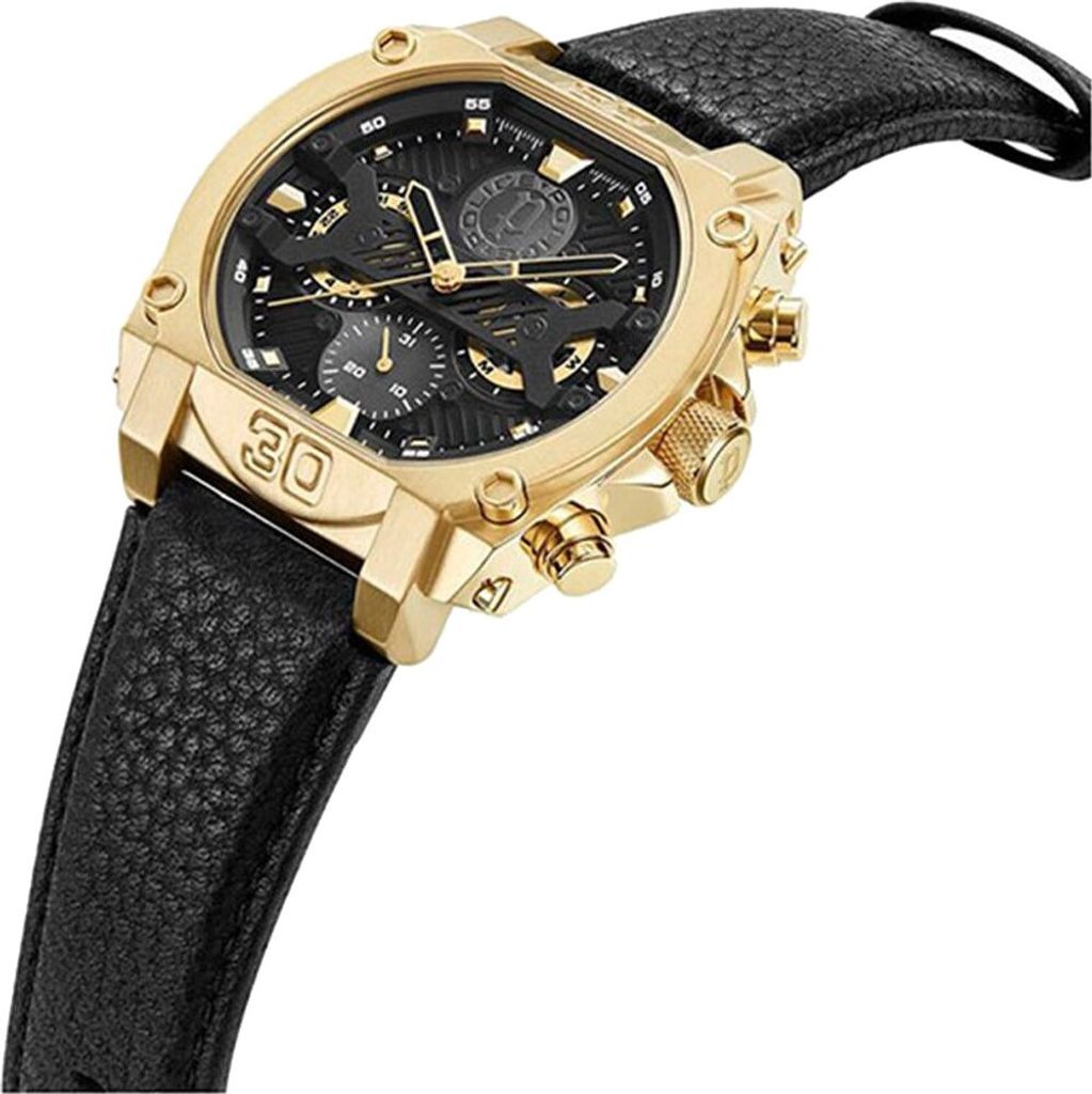 Police Norwood PEWJF2226801 Orologio Analogico Uomo – Quadrante Grigio, Cinturino Nero