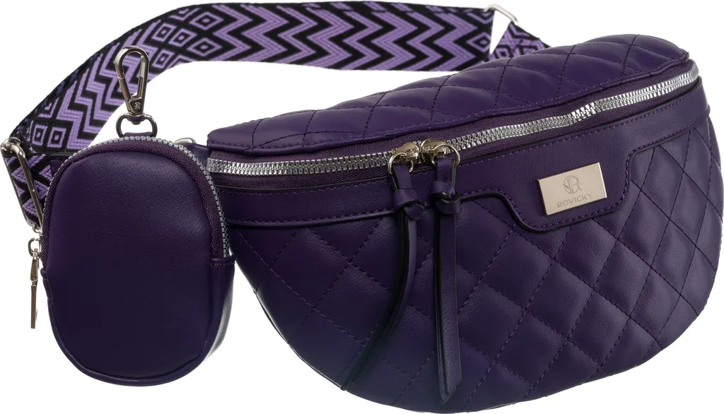 Rovicky Donna Rene Prososi Plum | Borsa in Vera Pelle Color Prugna