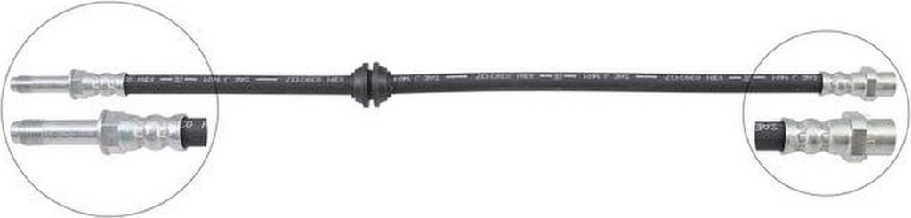 Bremsschlauch 468 mm OUT M10x1.0 INN M10x1.0 A.B.S. für u.a. BMW 3er