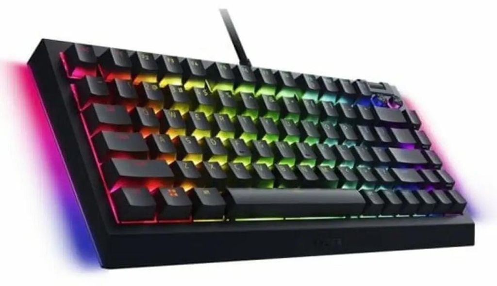 Razer BlackWidow V4 75%, Przewodowa, USB, Mechaniczna, Zdjęcie produktu 
