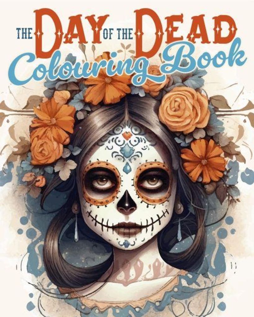 Day Of The Dead Colouring Book – Lingua: Inglese