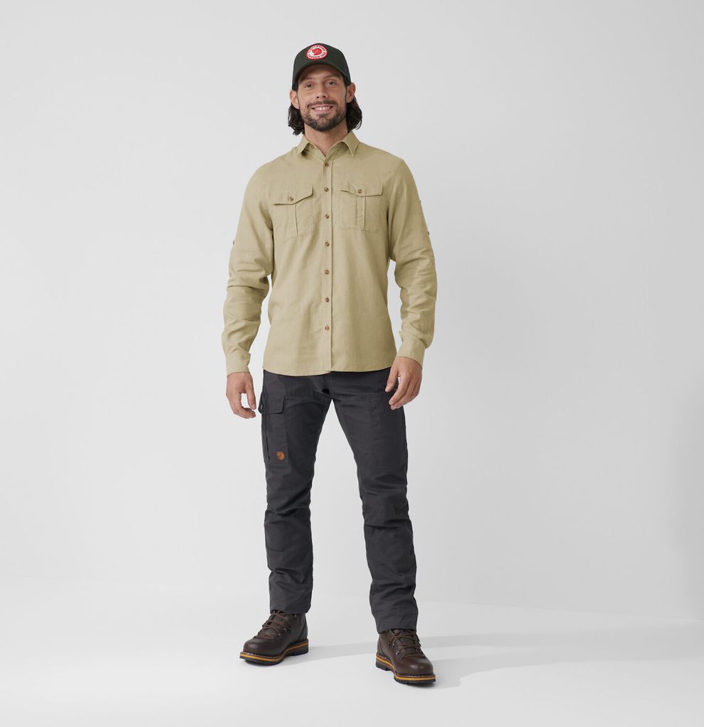 Fjällräven FJÄLLRÄVEN Övik Travel Shirt | Hemd M Beige Beige XXL