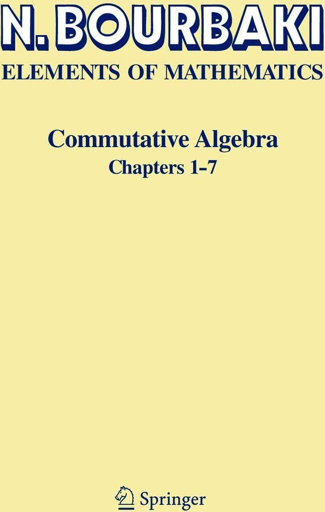 Commutative Algebra