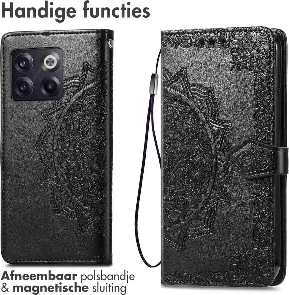 imoshion Custodia a libro Mandala OnePlus 10T - Nero - 7