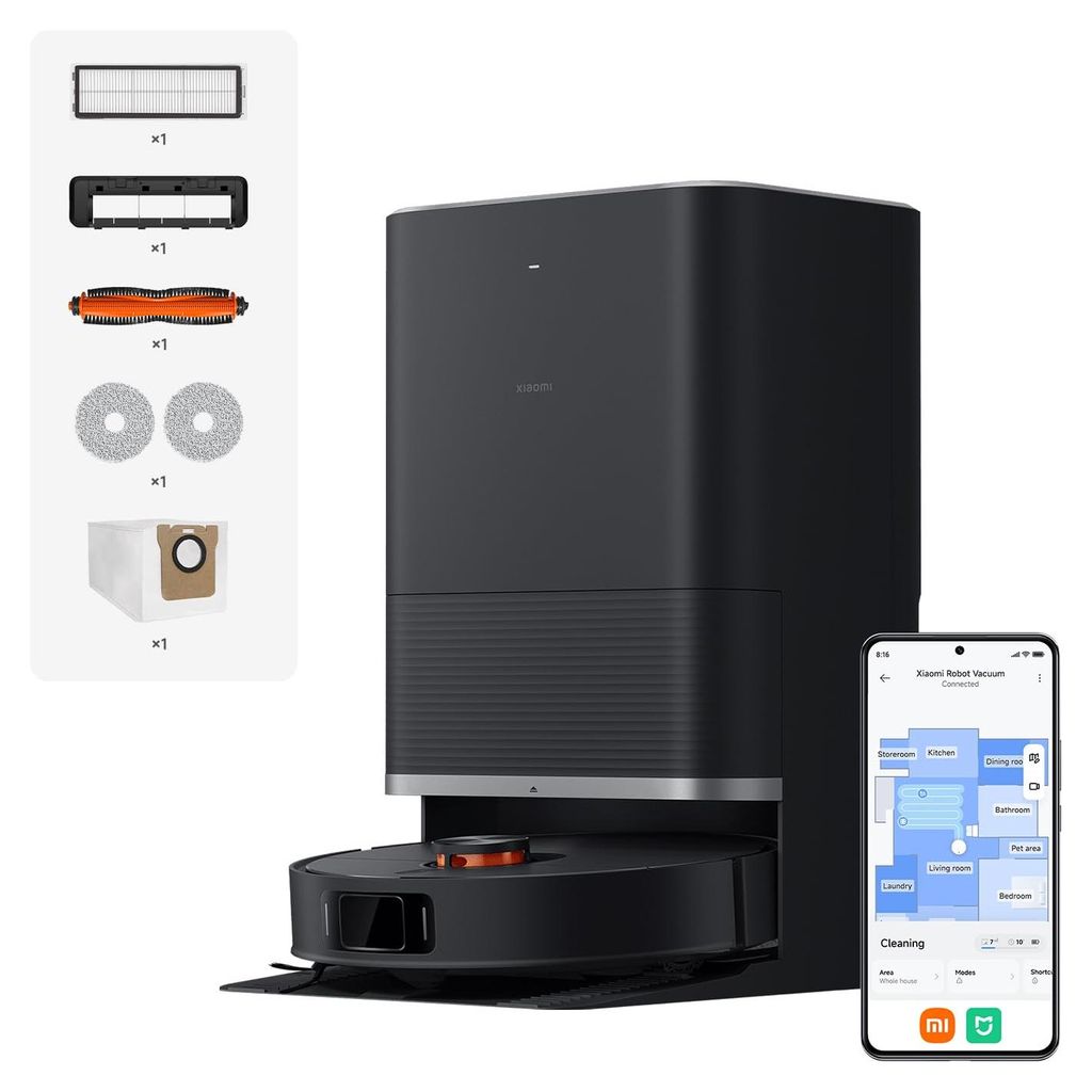 Xiaomi Robot Vacuum X20 Max 8000Pa Mycie Mopów Gorącą Wodą Zdjęcie produktu 
