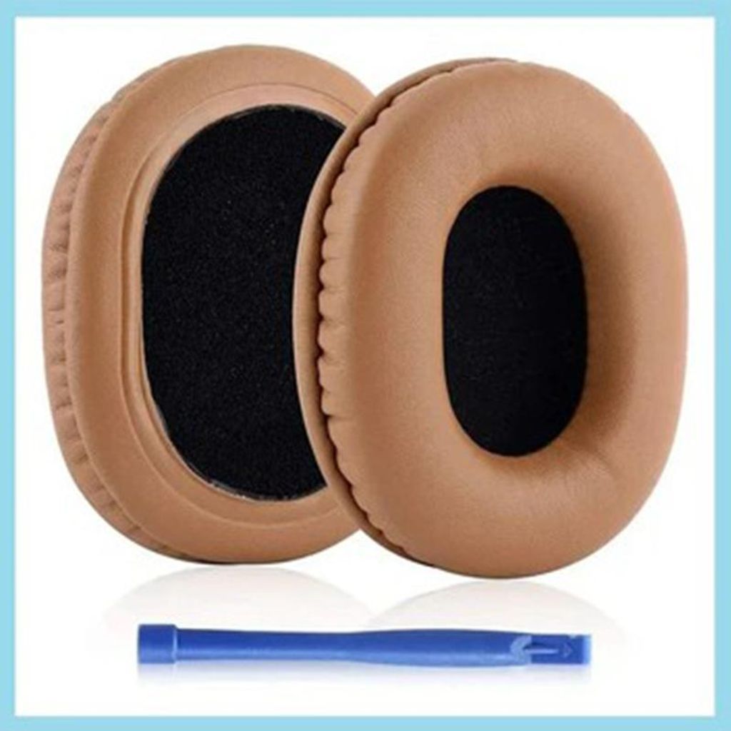 Ersatz-Ohrpolster für Audio Technica ATH M70 M50X M50 MSR7 M40X M40 M30X 7506 Braun