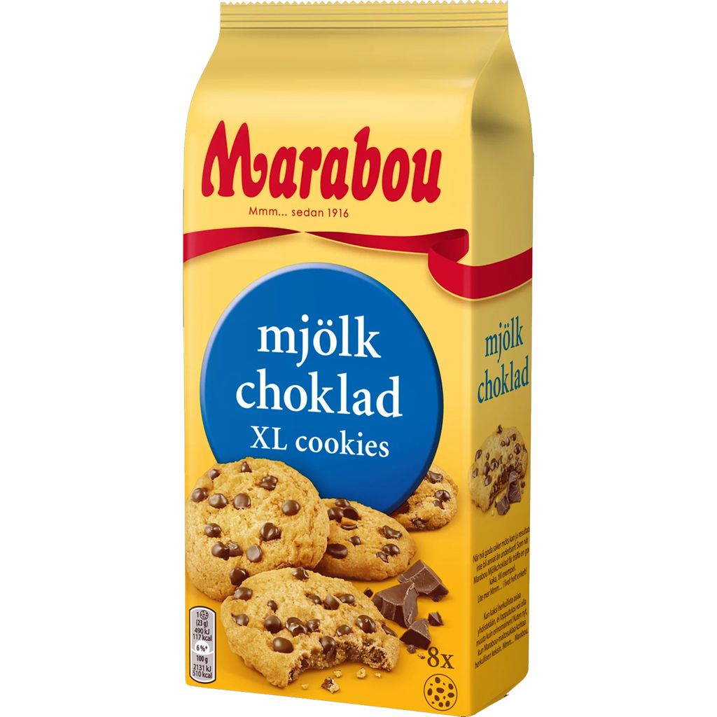 Marabou Cookies Milk Choko 184g Image du produit 