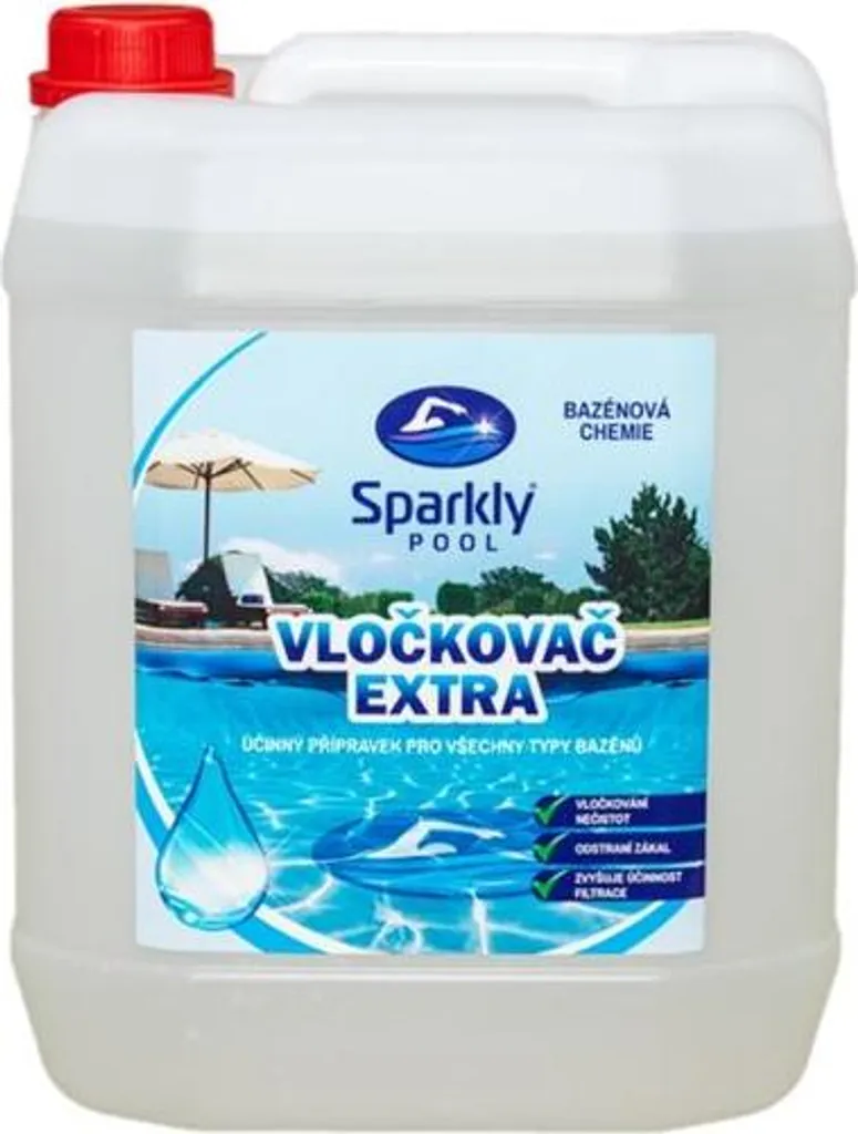 Sparkly POOL Flaker Extra liquido 10 l, 13 kg SPARKLY POOL 938089