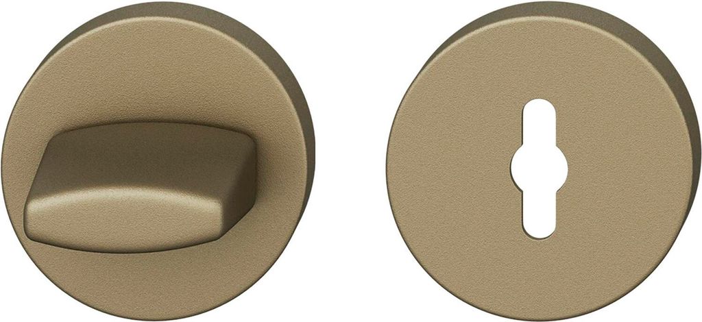 FSB WC Rosette R/7 ohne Schauscheibe 17173500088 ASL Feuerschutz - Lochung WC, Aluminium mittelbronze matt - 1 Paar