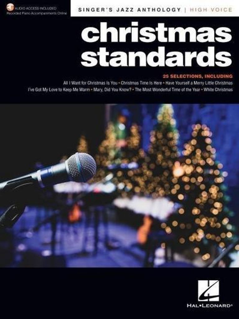 Christmas Standards: Singer's Jazz Anthology - High Voice wi