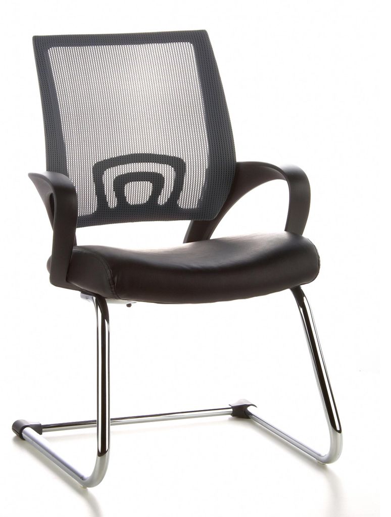 hjh OFFICE Freischwinger mit Armlehnen VISTO NET V Produktbild 