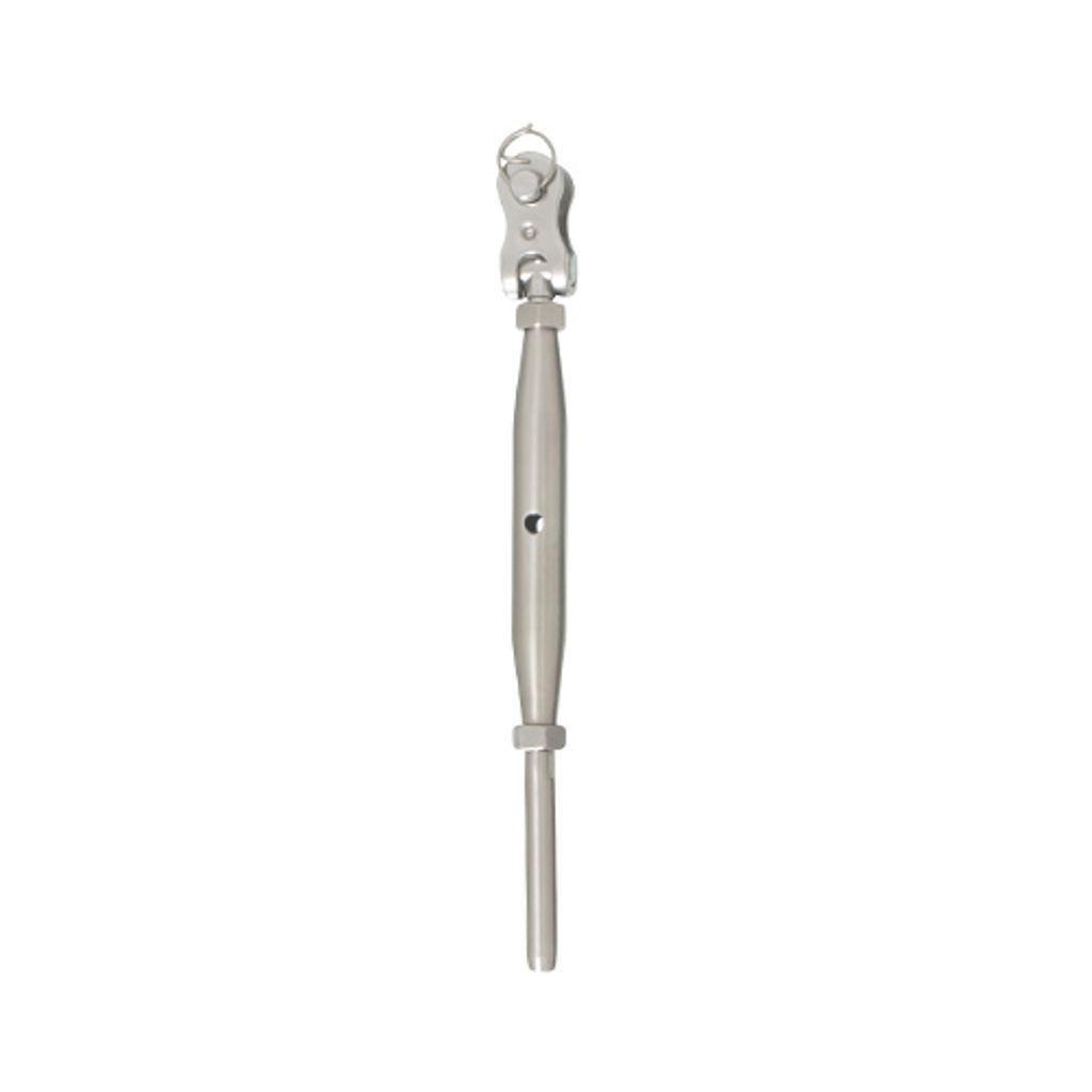 Wantenspanner mit Toggle und Terminal M16 / DS-Ø 10mm, Edelstahl, A4