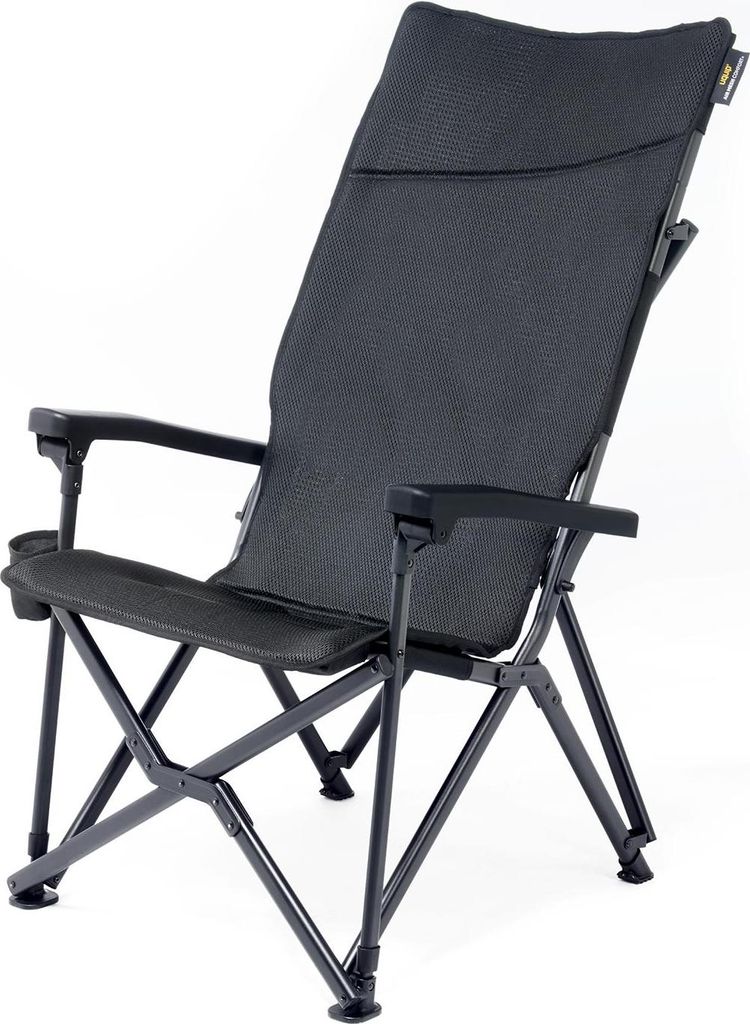 Uquip Barry Air Mesh Campingstuhl black