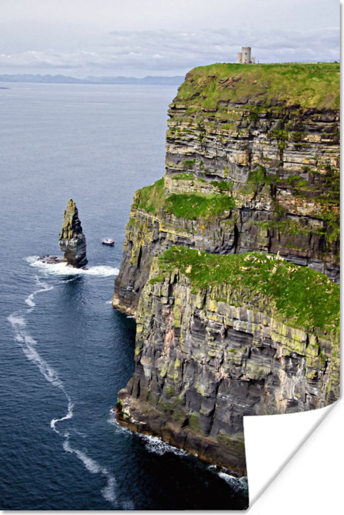 MuchoWow Poster Steile Klippen von Moher in Irland 20x30 cm - Papierdruck
